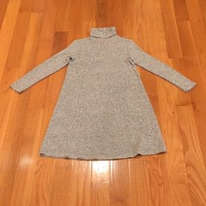 Knit turtleneck dress
